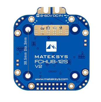 Matek Mateksys FCHUB-6S/12S Hub de Distribuição de Alimentação AO de 5V & 12V BEC interno 184A Sensor de Corrente Para RC Multicopter