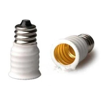 6-Pack E12 para E14 Lâmpada Branca Conversor de DIODO emissor de Luz, Suporte da Lâmpada no Soquete Adaptador de Permutador de Alta Qualidade