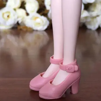 Cor-De-Rosa De Moda 1/6 Boneca De Sapatos De Salto Alto Para Blythe Doll Licca Mini-Tênis Brinquedos