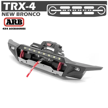 Alumínio ARB Protetor de pára-choque Para 1:10 Escala Rock Crawler Carro TRX-4 Nova BRONCO 4X4 Off-Road Caminhão de Atualização de Modificação de Parte