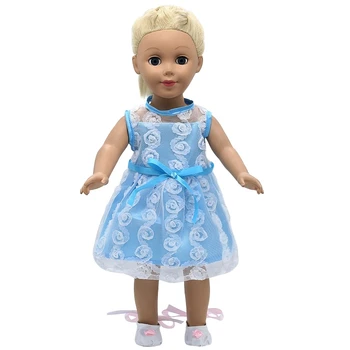 Bonecas e Acessórios de Roupas de Boneca Ajuste Vestido de 18 Polegadas-Americana de 43 CM Reborn Baby Dolls OG Menina Boneca Rússia Boneca de Presente DIY Brinquedo