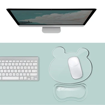 Em Silicone Macio Mouse Capa Transparente Pele De Ratos Bolsa / Pad / Descanso De Pulso Para A Magia Mouse1/ Capa De Silicone 2