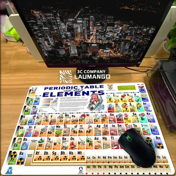 Mesa de computador Acessórios Tabela Periódica dos Elementos Mouse Pad Mausepad PC Gamer Gabinete Gaming Laptop Tapete tapete de rato Empresa