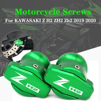 Para a KAWASAKI ZH2 Z H2 ZH 2 2019 2020 2021 Acessórios da Motocicleta CNC Quadro Significa Parafusos deslizantes braço oscilante Bobinas controle Deslizante