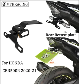 MTKRACING Para a HONDA, CBR500R, a CBR 500R CBR500 R Cauda Arrumado Fender Suporte Traseiro da Placa de Licença Moldura Traseira do Cartão de 2020-2022