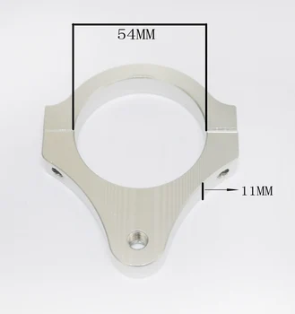 nova marca de 54 mm de Diâmetro Motocicleta amortecedor fixado steering damper de amortecimento de titânio pé do fixador de modificação Universal