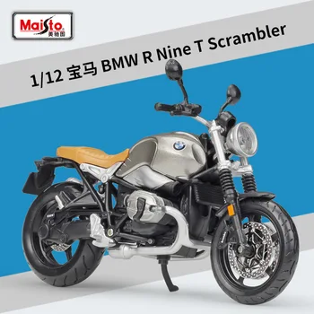 Maisto 1:12 BMW R Nove T Scrambler Carro Modelo de Simulação da Liga Motorcycl e Metal Carro de Brinquedo em Brinquedo infantil Presente Coleção B510