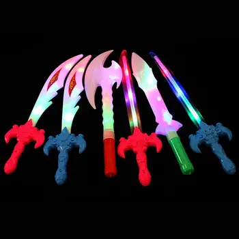LED Espada de Plástico Leve os Brinquedos de Piscamento Varas de Design de uma Noite de Festa do Clube de Abastecimento de crianças, Crianças de Presente de Aniversário Acessórios Atacado