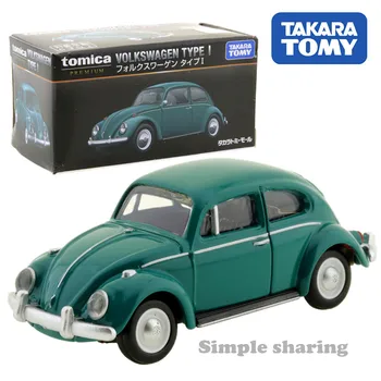 Tomica Takara Tomy Mall Original Premium Volkswagen Tipo I, Carro Hot Pop Kids Brinquedos Veículo A Motor Fundido Metal Modelo De Colecionáveis