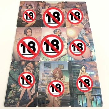 9 Peças/Set Nº 29-ACG Revelar Passatempo Coleção de Anime Cartões Sexy Nude Brinquedos Hobby Coleção de Cartões Cavalheiro Cartões 18 Cartões