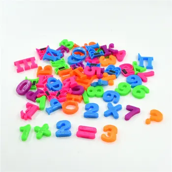 Quente Alfabeto russo, e Número de Ímãs de Geladeira Multi-função de Brinquedos de Plástico Criança Letra de Educação Brinquedo de Bebê Ferramentas de Aprendizagem Presentes