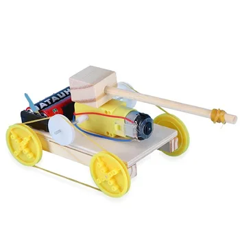 1pc DIY Educacional Elétrico do Robô Tanque-Científica, a Invenção de Brinquedos Bons Presentes para as Crianças