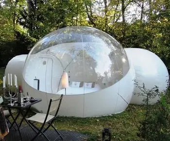 Claro tenda bolha inflável com túnel PARA VENDA fabricante na China,tendas infláveis para feiras,infláveis tenda jardim