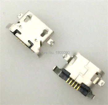 10pcs Micro USB 5pin de 1,27 mm de Carregamento de porta de Conector Dock Para Motorola Moto E3 G5 XT1672 XT1676 G4 Jogar XT1600 1601 lenovo A850