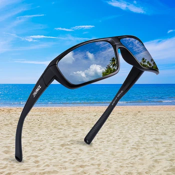 RUNCL Polarizada Óculos de sol esportivo Cleon de Pesca de Óculos para Homens Mulheres Condução de Bicicleta Acampamento UV400 HD de água Salgada-Resistente