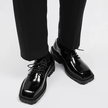 Negócios De Luxo Oxford, Sapatos De Couro De Homens Respirável Borracha Vestido Formal Sapatos Masculinos Office Casamento Flats Calçado Mocassin Homme