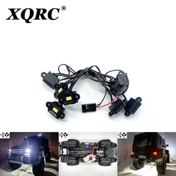 Impermeável do DIODO emissor de da lâmpada do kit para a roda da testa da lâmpada 1 / 10 trx-6 trx6 g63 trx-4 trx4 G500 RC upgrade de carro acessórios