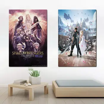Final Fantasy VII XIV Remake do Jogo de Lona de Arte do Cartaz e Arte de Parede de Imagem de Impressão da Família Moderna Decoração do quarto de Posters
