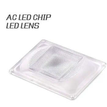 DIY LED Lente AC LED COB DOB Lâmpadas Incluem: a lente do PC+Reflector+Anel de Silicone Tampa da Lâmpada tons De Luz LED Grow/Holofote