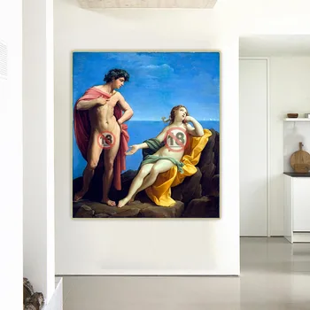 Guido Reni - Baco e Ariadne de Lona da Pintura a Óleo da Estética de obras de Arte Retrato Pendurado na Parede Decorativos, Decoração a Decoração Home